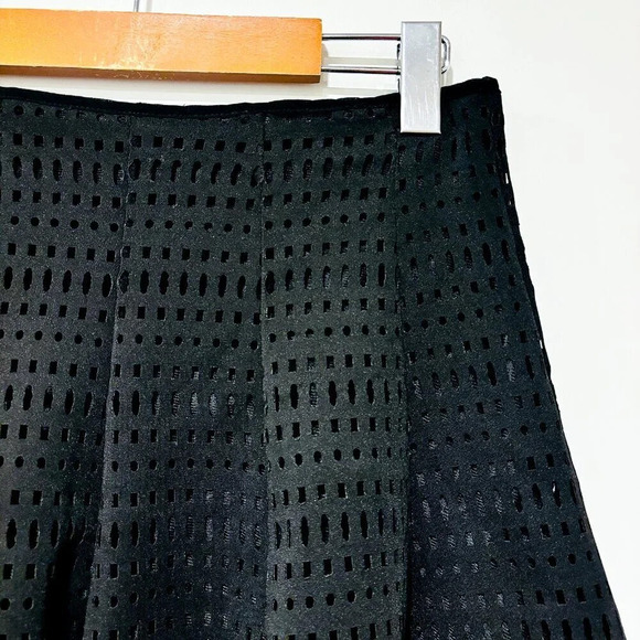 GLAMOROUS Black flared mesh skirt | Circle cut, elegant flowy design | X-Small * - Picture 5 of 6